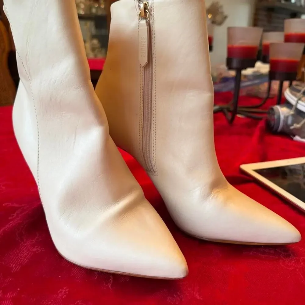 Schutz  leather Ankle Booties